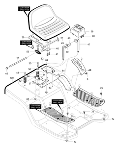 Part Location Diagram of 710136-853 Murray SPRING, COMPRESSION